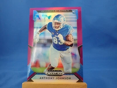 Anthony Johnson Prizm Draft Picks 2019 RC Rookie Purple Prizm - Image 1 of 2