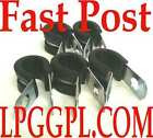 LPG GPL--  8mm FLEXI PIPE Coated P clips x 5- BRC ROMANO OMVL PRINS AG STAG KME 