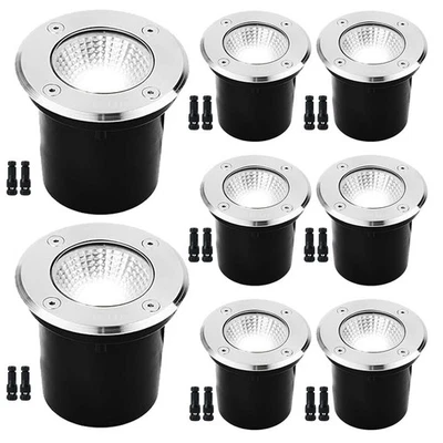 Iluminação de paisagem de baixa tensão, luz de poço de paisagem ao ar livre, 12W 12-24V AC/DC... - Imagem 1 de 4