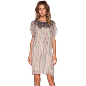 Anthropologie Velvet by Graham & Spencer Beila Tunic Chiffon Dress Size Med NWT - Picture 1 of 11