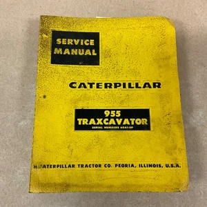 CAT Caterpillar 955 TRAXCAVATOR SERVICE SHOP REPAIR MANUAL TRACK LOADER sn 60A - Picture 1 of 9