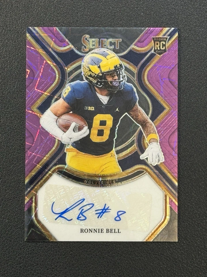 2023 PANINI SELECT DRAFT PICKS RONNIE BELL SIGNATURES RC AUTO /89 - Image 1 of 3