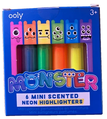 Juego de marcadores iluminadores perfumados Ooly Mini Bearysweet colores neón divertido nuevo Foto 1 de 4