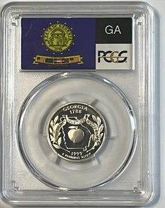 1999-S Silver Proof Georgia Washington Quarter PCGS PR69DCAM Very Nice! - Picture 1 of 5