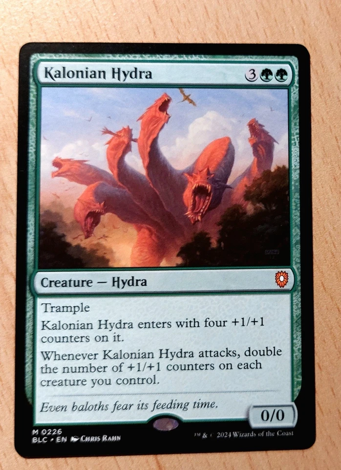 Mtg Magic: Kalonische Hydra, Kalonian Hydra, English, Nearmint Top-Mythic - Bild 1 von 1