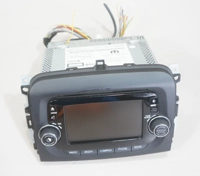 14-2017 fiat 500L sirius display screen am fm radio receiver vp2 module oem - Image 1 of 4
