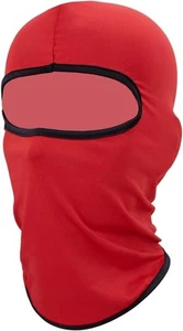 Balaclava Ski Mask, Skull Face Windproof Dustproof Breathable Soft Red - Picture 1 of 5