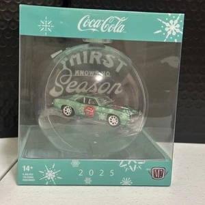 2025 M2 Machines Christmas Ornament - Coca-Cola 1969 Chevy Camaro - Fast Ship - Picture 1 of 1