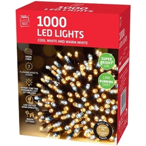 Festive Magic LED Timer Lights 1000 Cool & Warm White - Picture 1 of 1