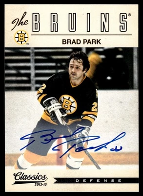 2012-13 帕尼尼经典签名亲笔签名布拉德·帕克 #142 — 第 1/2 张图片