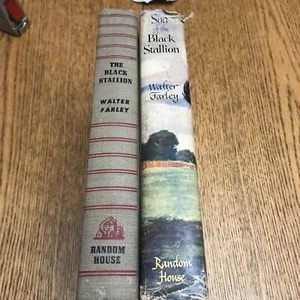 The Black Stallion & Son Of…Walter Farley (1941, 1947) Random House Vtg Books - Picture 1 of 5