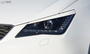 RDX Scheinwerferblenden für SEAT Ibiza 6J incl SC ST Böser Blick Blenden Spoiler - Picture 1 of 8