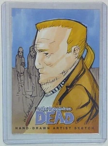 WALKING DEAD COMIC SKETCH CARD SET 2: GABRIEL HARRIS ART MARCO D. CARRILLO MDC11 - Picture 1 of 2