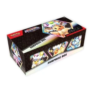 ✅Pokemon TCG Prismatic Evolutions Surprise Box - 4x Packs & Promo Card Sealed - Foto 1 di 6
