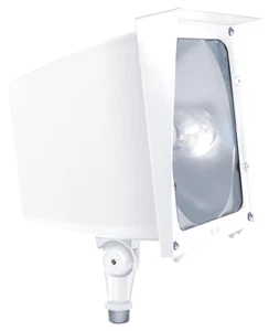 RAB EZHH70QTW Metal Halide 70-Watt HID Flood Light Fixture 70W 120-277VAC White - Picture 1 of 5