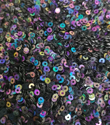 10g Iridescent 4mm Round AB Loose flat sew on Sequins Clothes Wedding DIY Craft - Image 1 of 3