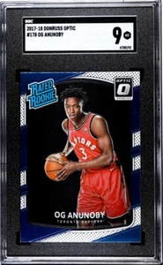 2017-18 Donruss Optic - #178 OG Anunoby - Rated Rookie - Graded SGC 9 Mint - Picture 1 of 2
