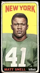 1965 Topps #127 Matt Snell - Bild 1 von 2