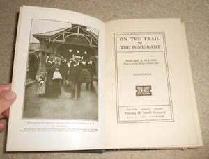 1906 On the Trail of the Immigrant Steiner NYC Ellis Island Emigrants to US Book - Bild 1 von 8