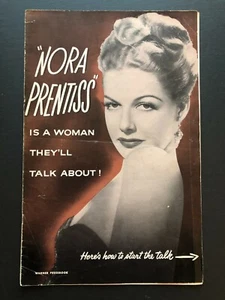Nora Prentiss Original Movie Pressbook (1947) - 24 Pages - 11" x 17" EX - Picture 1 of 3