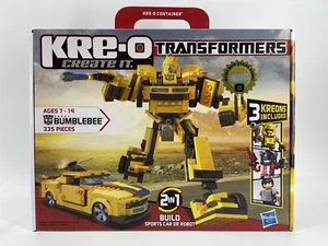 Transformers Kre-o Bumblebee 2 in 1 completo di scatola e manuale Hasbro spedizione veloce - Foto 1 di 17