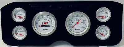 1955 1956 1957 1958 1959 GMC calibre 6 panel de instrumentos juego de clúster de inserción Foto 1 de 4