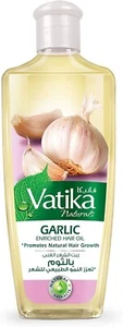 Dabur Vatika Garlic Enriched Natural Hair Oil For Hair Growth 200ml - Picture 1 of 6