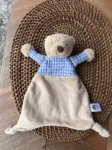 Jellycat Thomas Oso Chupete Edredón Bebé Juguete Suave Beige Azul Guinga Peluche - Imagen 1 de 9