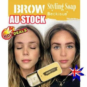 3D Feathery Brows Setting Gel Waterproof Soap Brow Makeup Kit Lasting Eyebrow - Picture 1 of 9