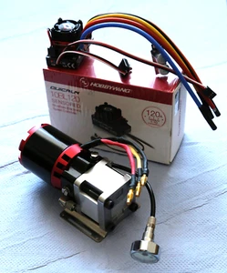 RC Hydraulic Pump (LESU Y1528-A) with HOBBYWING Brushless ESC 10BL120 SENSORED - Picture 1 of 3