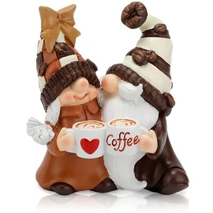 Coffee Gnomes Coffee Bar Decor Accessories Spring Summer Gnome Decorations Gifts - Picture 1 of 6