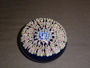 Collectable 1970's Perthshire Glass Millefiori Cane Paperweight #2 - Picture 1 of 6