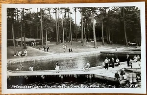 1940's Cranberry Lake, Deception Pass State Park WA RPPC Postcard ELLIS 276 - Picture 1 of 2
