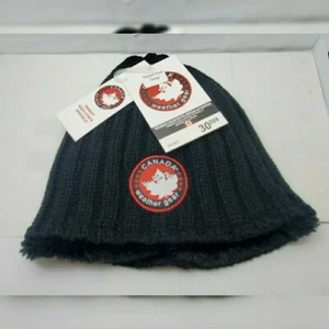 CANADÁ WEATHER GEAR GORRO SOMBREROS PARA HOMBRE TALLA ÚNICA CLIMA FRÍO FORRO DE FELPA TÉRMICA - Imagen 1 de 5