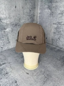 Jack Wolfskin Mens Hat Size L Brown Polyamide Adjustable Outdoor Cap - Picture 1 of 8