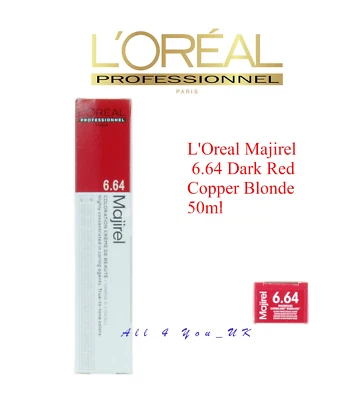 Loreal L'Oreal Profesional Majirel MajiRouge 6.64 C Rojo Oscuro Rubio Cobre Foto 1 de 4