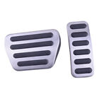 Silver Non Slip Gas Brake Foot Pedal Pad Cover Fits For Land Rover Defender 110