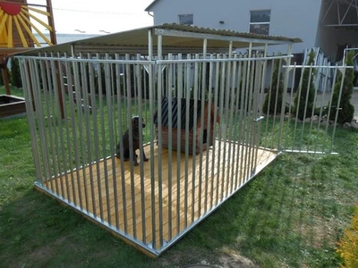 Verstärkter Hundezwinger mit Holzboden 3 x 2 x 1,71 m * ZW001 * Zwinger * NEU! - Bild 1 von 4