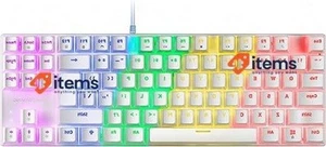 MARSGAMING MK80 Blanc Tkl Frgb Lumières Mécanique Jeu Pour PC, Ps4, Mac, Linx - Photo 1/6