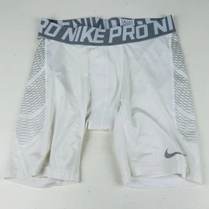 Nike Pro Herren Dri-Fit Shorts weiß Tight Kompressionstraining Gr. XL Base Layer - Bild 1 von 6