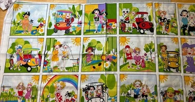 Tecido de golfe esportivo painel 24"X44" Lady Golfistas APOSENTADO Loralie Designs algodão - Imagem 1 de 3