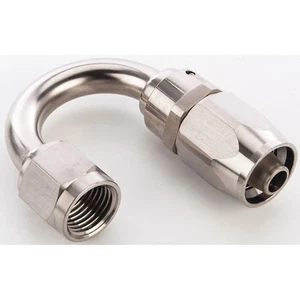 Goodridge 1136-18006E -6 AN 180 Degree E/Nickel Swivel Hose End #6AN @Speed Tech - Picture 1 of 1