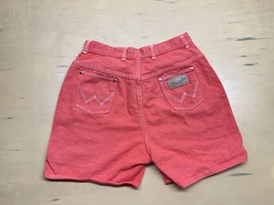 VTG 60s Wrangler Women’s Misses Denim Jeans Shorts 50s Coral Scovill 27” Waist - Picture 1 of 9