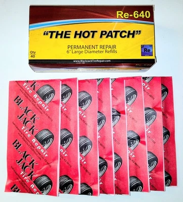 Reparación Neumáticos CAMIÓN BLACKJACK Re-640 40 Diámetro Grande Enchufes de 6" de largo *Reemplaza Re-630 Foto 1 de 2