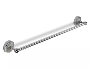 Croydex Stripes Wall Mounted Towel Rail - 65 x 670 x 80mm (H x W x D) - Picture 1 of 1