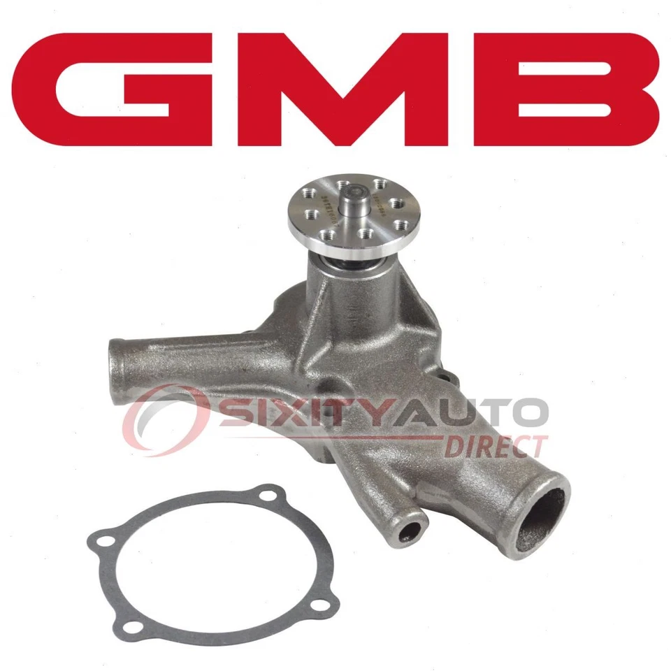 GMB Water Pump for 1967-1974 GMC C35 C3500 Pickup 4.8L L6 - Coolant ci Foto 1 de 4