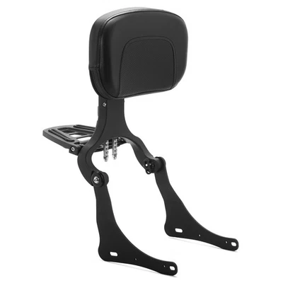 Respaldo de conductor de pasajero ajustable para Kawasaki Sissy Bar Vulcan S 650 2015+ Foto 1 de 4