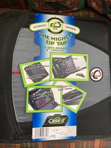 Caseit Case It 3 ring binder 3” Capacity with folders Shoulder strap MORE NEW - Picture 1 of 8