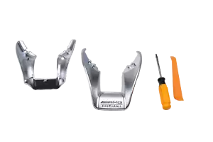 For Mercedes Benz W117 W213 W218 AMG Style Steering Wheel Low Cover Trim - Picture 1 of 4