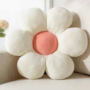 Flower Pillow, Cute Daisy Pillow Flower Shaped Throw Pillow Cushion Seating 19.6 - Picture 1 of 12